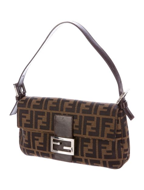 fendi baguette cloth handbag.